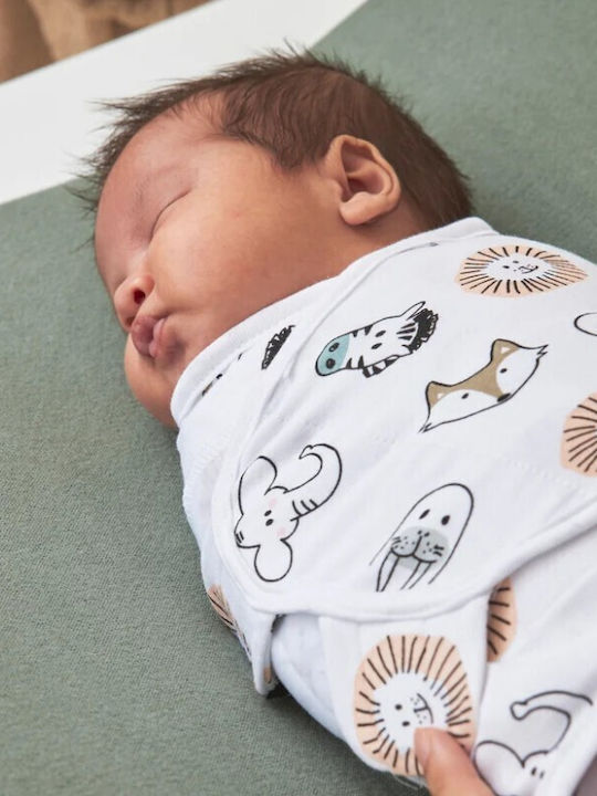 Meyco Winter Blanket Sleeping Bag Swaddle White