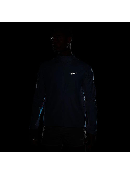 Repel Miler Athletic Jacket Waterproof Blue