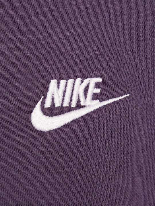 Fleece Παιδικό Φούτερ Μωβ Sportswear Club