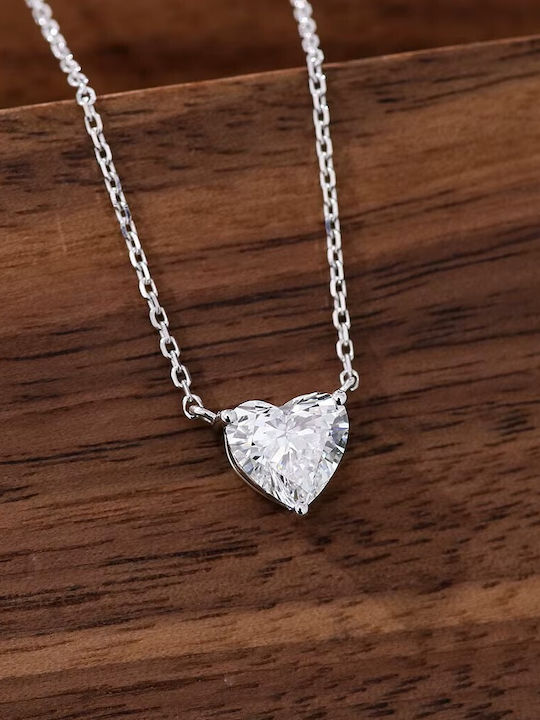 By Queen Jewelry Set S925 Moissanite Heart Shape