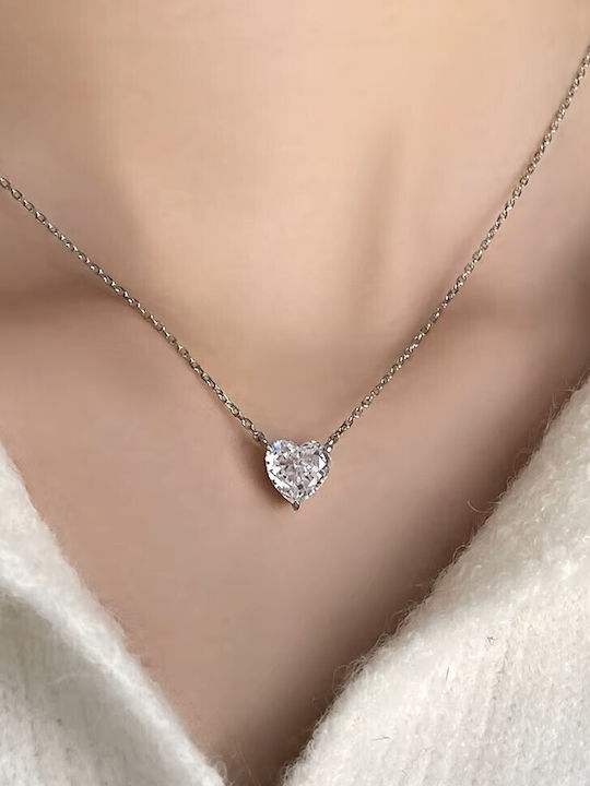 By Queen Jewelry Set S925 Moissanite Heart Shape