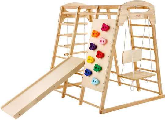 Vevor Spielplatz mit Kletterfläche 109x120x119.5cm.