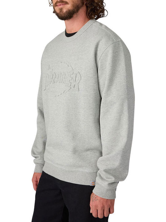 Thrasher Суитшърт сив меланж
