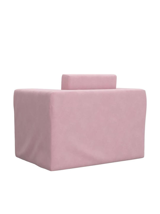 Pink Kids Armchair 52x104x34 cm