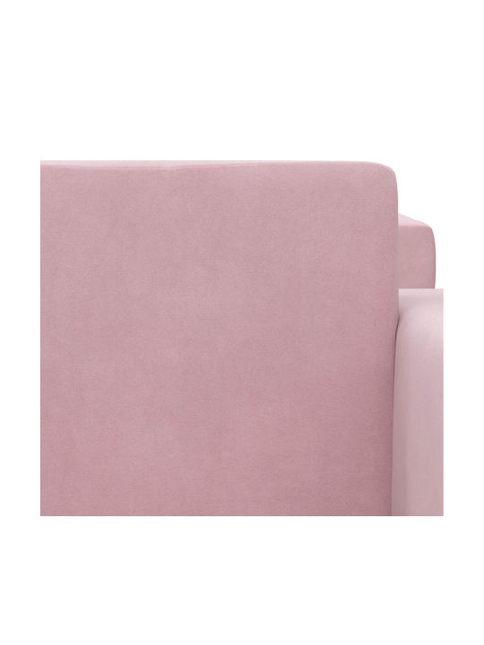 Pink Kids Armchair 52x104x34 cm