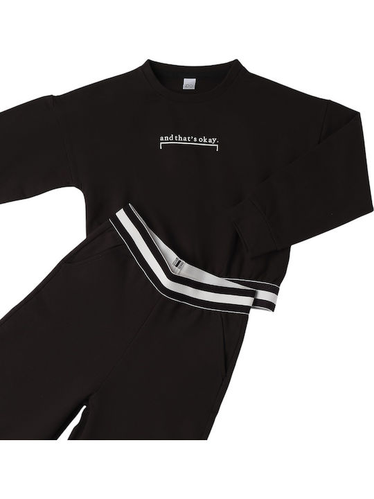 Kinder Sweatpants Set - Jogginganzug Schwarz