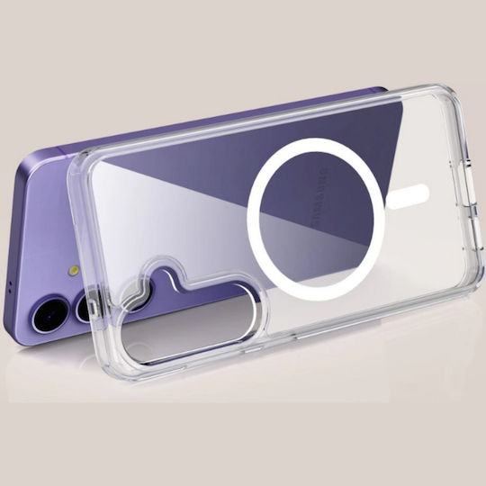 Flexair Hybrid Back Cover Silicone / Plastic Transparent (Galaxy S25 FE)