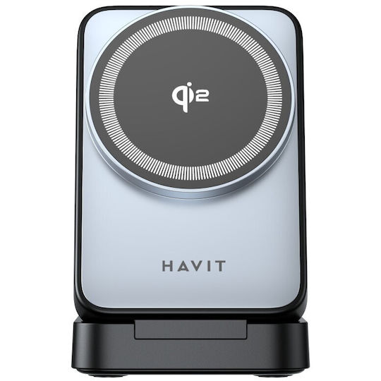 Havit Ασύρματος Φορτιστής (Qi Pad) 15W Μαύρος (W3103)