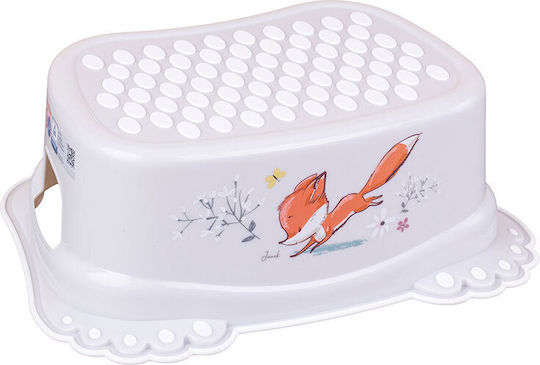 Scăunel Treaptă Cu Benzi De Cauciuc Tega Baby Forest Fairytale Bej Ff006