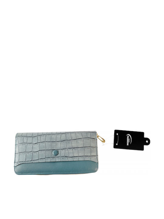 Large Women's Wallet Classic Light Blue