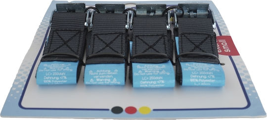 Set 4 Curele Scurte de Ancorare Cargo 60 Cm 250 Dan Alca