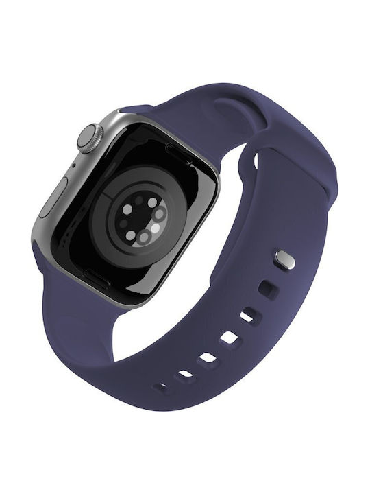 Puro Icon Armband Marineblau (Apple Watch 44-45-46-49mm, Puro)