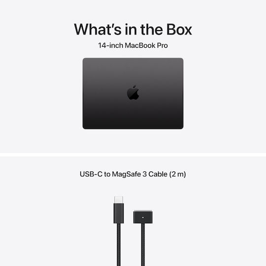 Apple MacBook Pro 14.2" IPS Retina Display 120Hz (M5-10-Core/16GB/512GB SSD/10-Core GPU) Space Black (GR Keyboard)