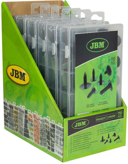 JBM JBM Auto Kunststoffklammern 85 Stück