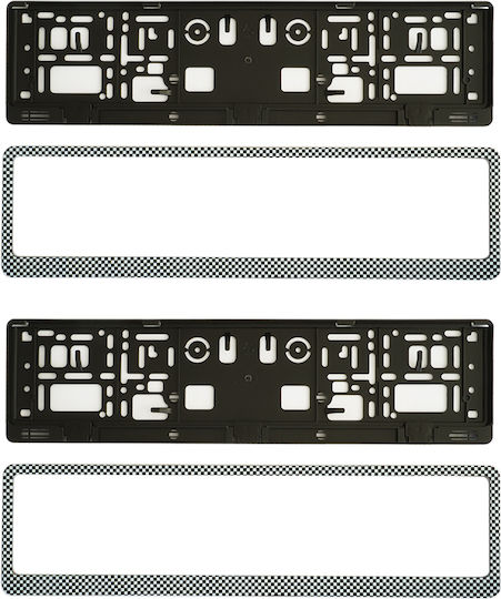 Mega Drive Carbon License Plate Holder Set 2 Pcs