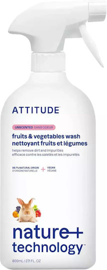 Fruit & Vegetable Cleaner Attitude 800ml
