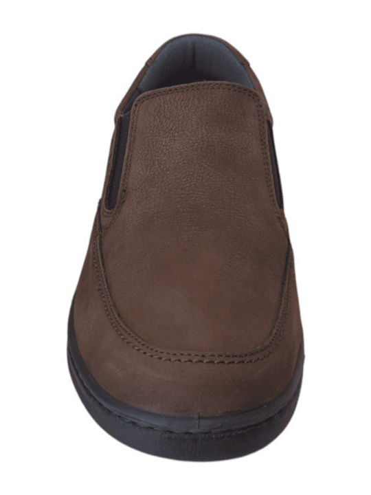 Men's Leather Casual Shoes Brown