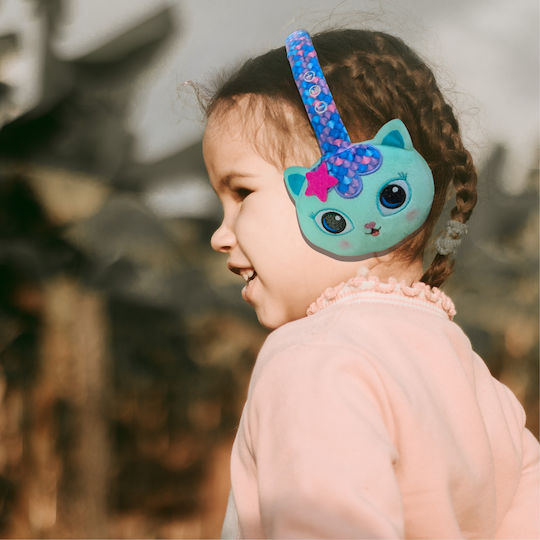 Lazerbuilt Gabby’s Dollhouse Flip ’n Switch Ασύρματα Bluetooth Παιδικά On Ear Ακουστικά Mercat