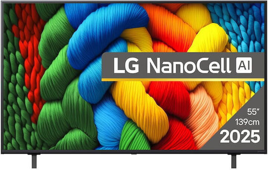 LG Smart Televizor 55" 4K UHD LED NanoCell 55NANO80A3B HDR (2025)