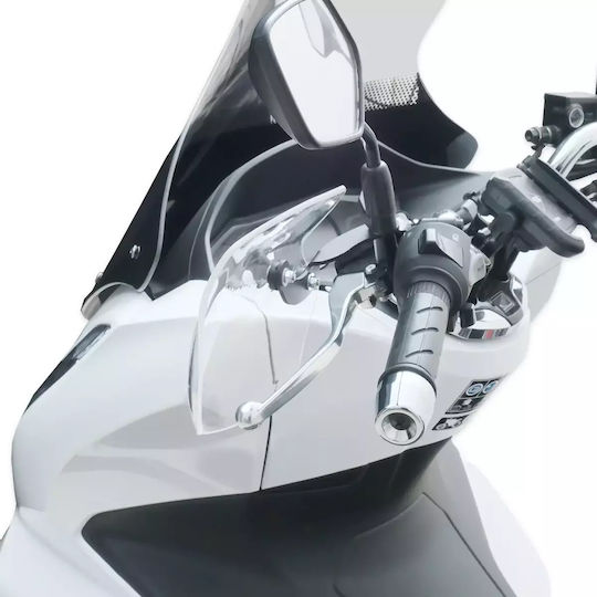 GP Kompozit Motorcycle Protective Hand Guards in Transparent Colour