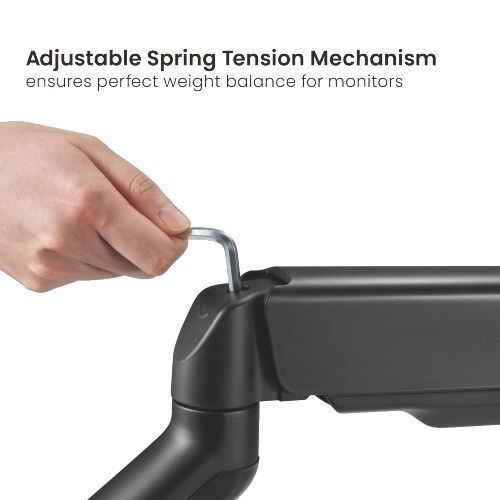 Serioux SRXA-MM97-C024E Stand Desk Mounted for 2 Monitors up to 32" with Arm Gray