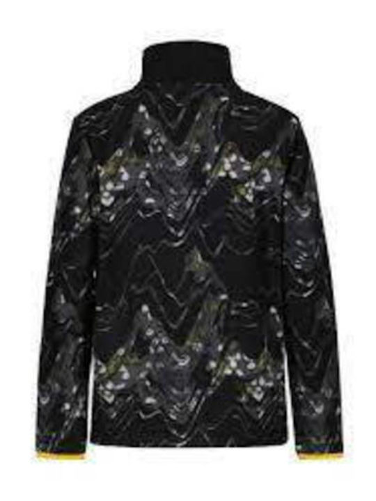 Kids Cardigan Fleece Black