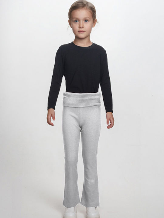 Kinder Leggings Lang Gray