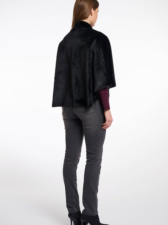 Women's Short Fur Black