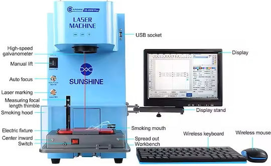 Sunshine Ss-890b Plus Multifunktionale Faserlasermaschine