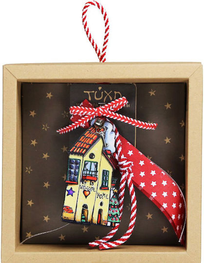 Kalliopi Silver Handgefertigt Hängend Glücksbringer Startseite aus Holz 2026 17.5x18cm 1Stück Kalliopi Silver Handgefertigt Hängend Glücksbringer Startseite aus Holz 2026 17.5x18cm 1Stück