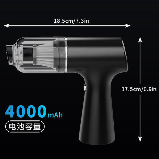 Car Handheld Vacuum Dry Vacuuming Rechargeable 12V