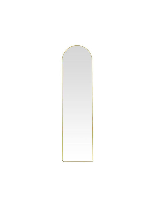 Pakketo Plaza Oglindă cu Cadru Metalic Auriu 150x40cm