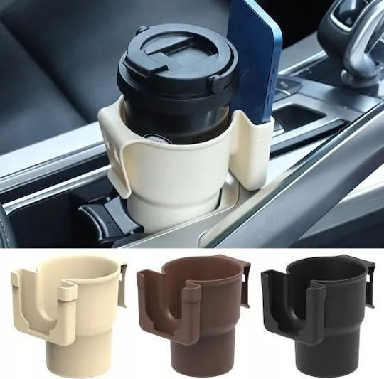 Car Cup Holder 1 Position for Console in Black Color
