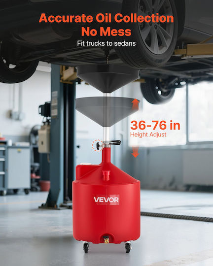 Vevor Manual Oil Can with 68 Liter Capacity