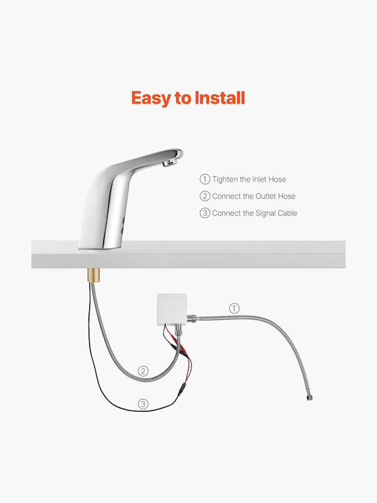 Vevor Mixing Sink Faucet Silver