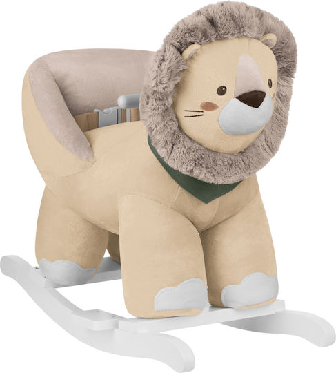 Kikka Boo Lion Κουνιστό Παιχνίδι Lion για 12+ μηνών για Βάρος έως 30kg Μπεζ