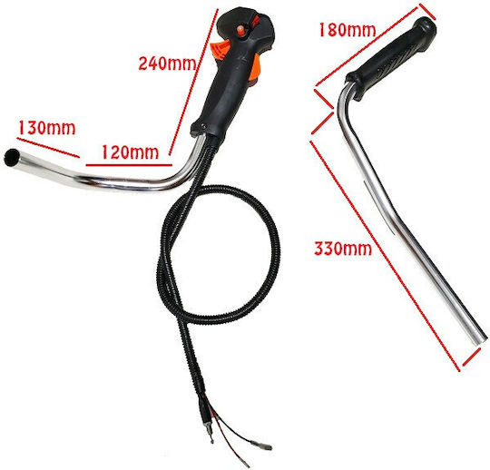 Langer Handgriff Bürstenschneider diverse Teile Gasgriff Links-Rechts