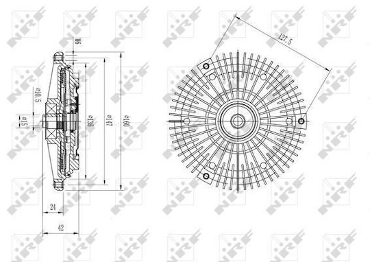 Coupling Radiator Fan Nrf 49583