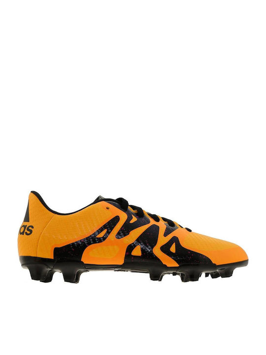 X 15.3 FG-AG J Kids Molded Soccer Shoes Orange