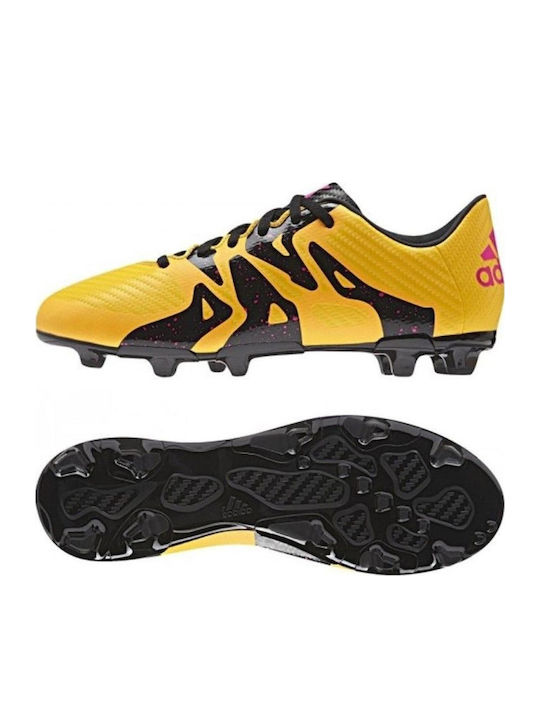 X 15.3 FG-AG J Kids Molded Soccer Shoes Orange