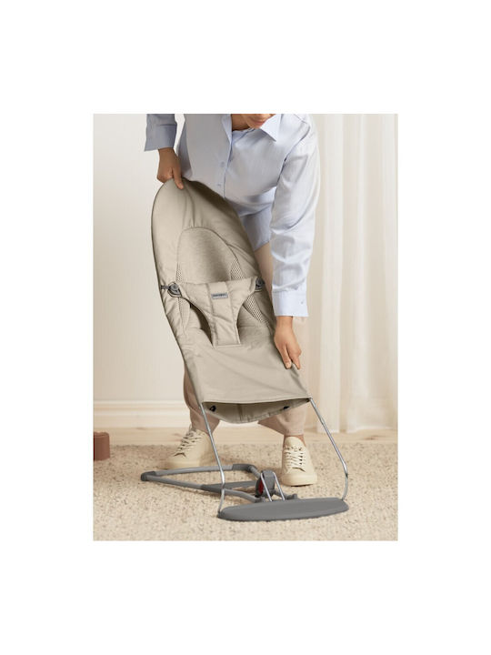 BabyBjorn Manual Baby Relax Swing Balance Soft Sand Grey