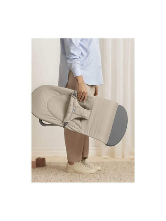 BabyBjorn Manual Baby Relax Swing Balance Soft Sand Grey