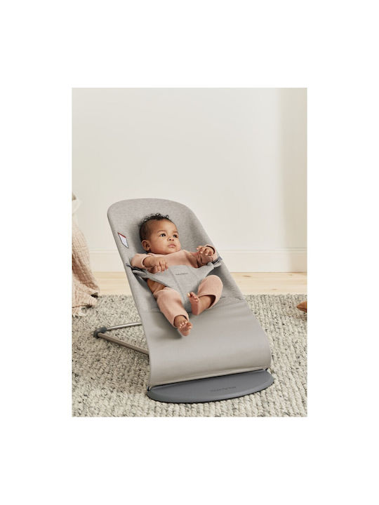 BabyBjorn Ръчен Релакс Бебе Bliss Sand Grey за Дете до 13кг