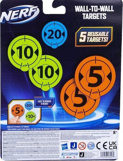 Nerf Elite Wandaufkleber Zielscheiben Für 8+ Jahre