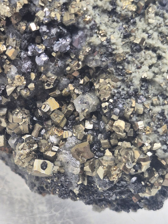 Raw Sample Of Galenite Pyrite Calcite – Natural Stones