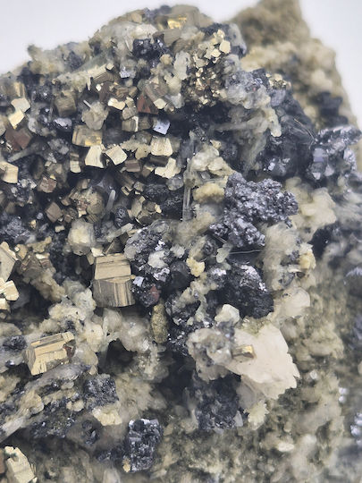 Raw Sample Of Galenite Pyrite Calcite – Natural Stones