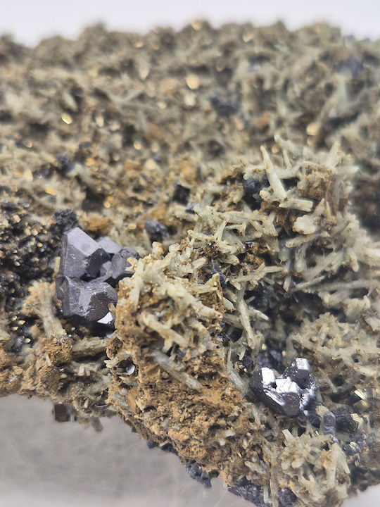 Raw Sample of Galena Chalcopyrite Pyrite Quartz Points – Natural Stones