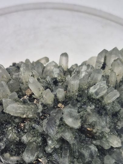 Raw Sample of Galenite Calcite Pyrite Quartz Chlorite Points – Natural Stones
