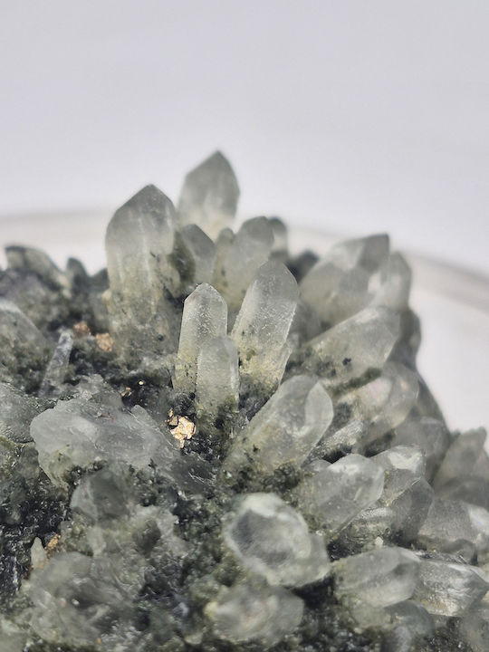 Raw Sample of Galenite Calcite Pyrite Quartz Chlorite Points – Natural Stones