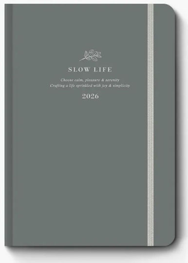 Adbook Ημερολογιο Ημερησιο 14χ21 Slow Life 16 Charcoal 2026